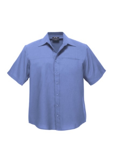 Picture of Biz Collection Mens Oasis Shirt Short Sleeve 100% Bizcool Breathable Polyester